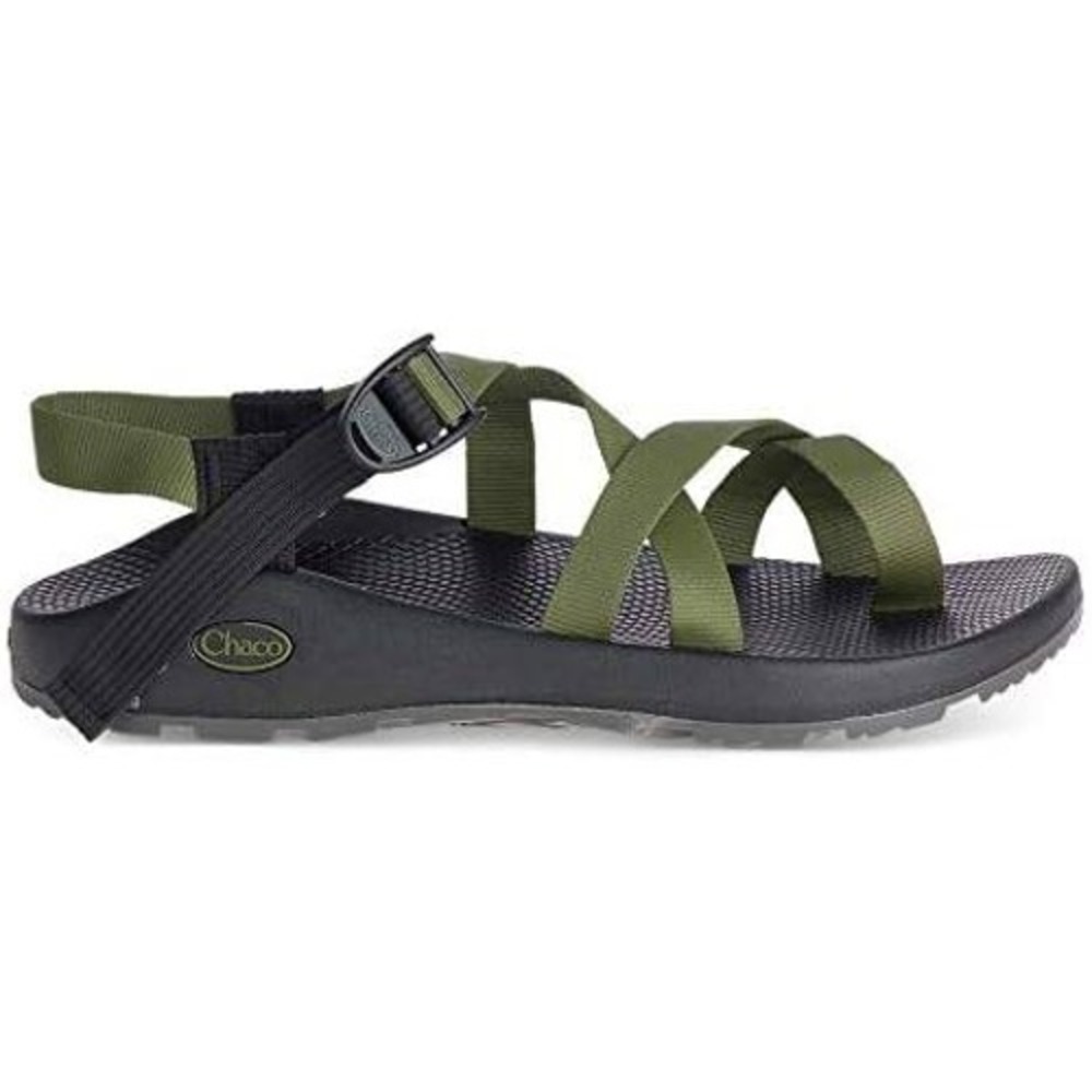 Chaco  Men's Z2 Classic Sandals Olive Green Black Toe Loop Hiking Shoes- Size 13